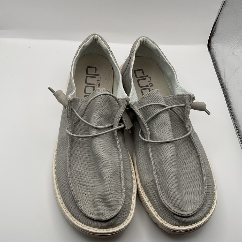 Hey Duda Wendy Gray Sneakers Size 8 - Picture 4 of 13